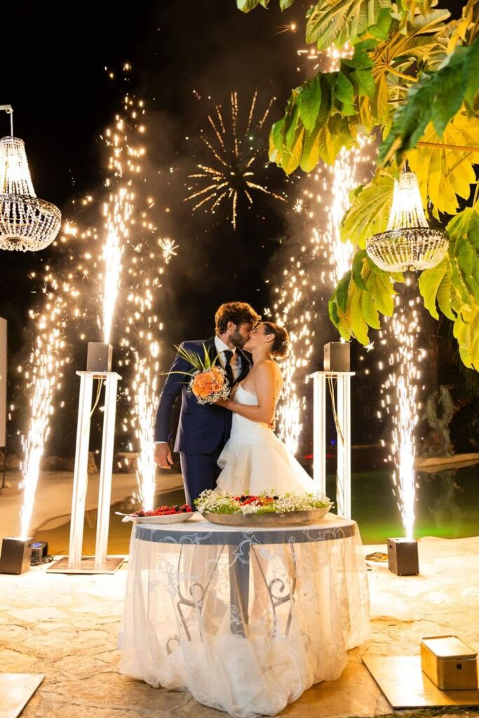 illuminazione matrimonio lazio luci calde atmosfera elegante serale